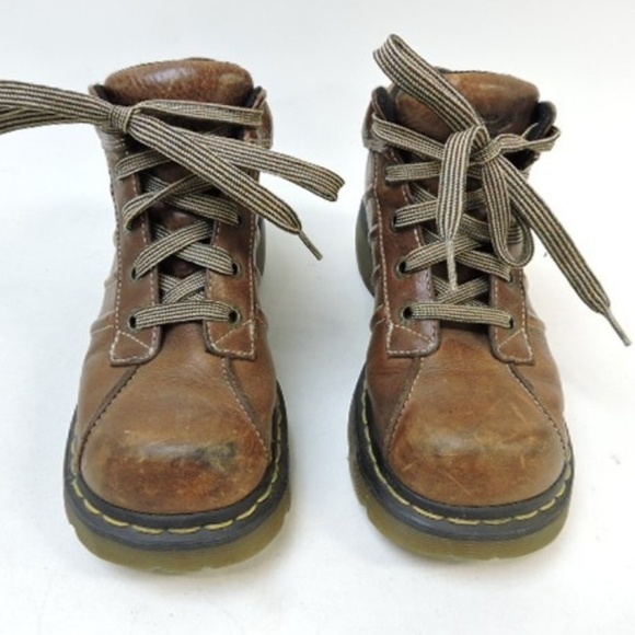 Dr. Martens Shoes - Dr Martens Vintage Hiking Booties Brown 90s Grunge